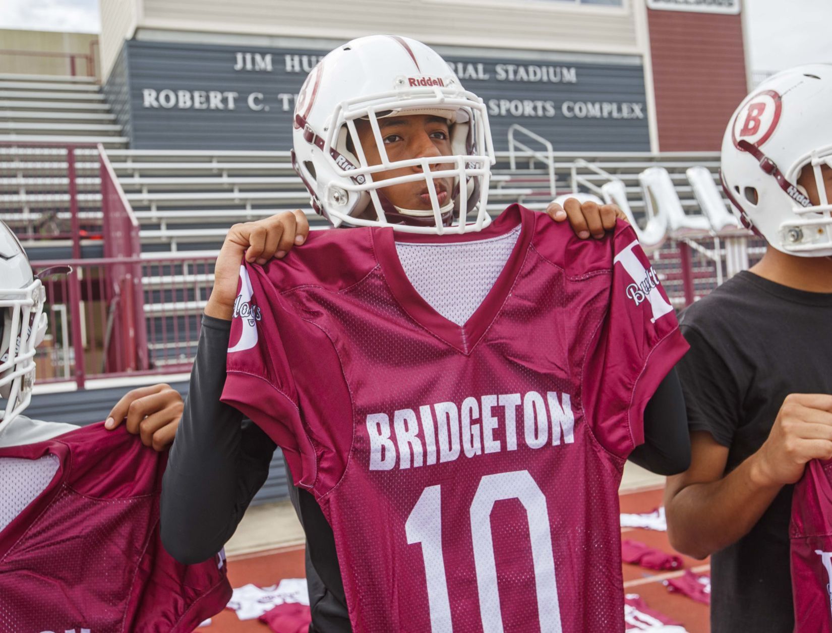 New Jerseys for the Bridgeton Bulldogs